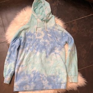 Pink by Victoria Secret tie dye hoodie